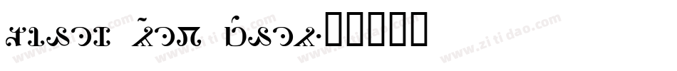Times New Omen字体转换